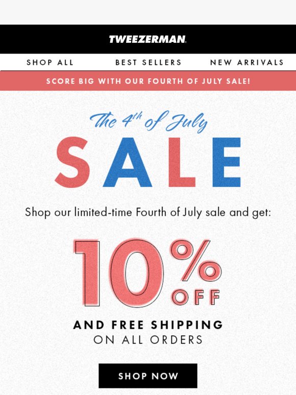 Stars, Stripes, and Savings 🎉