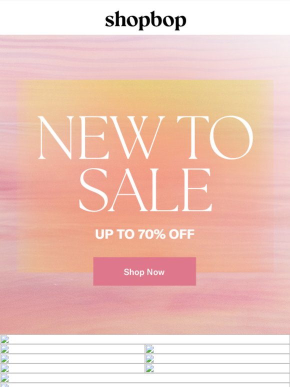 Up to 70% off SALE