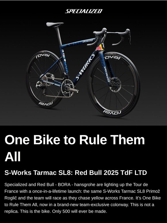 All New S-Works Tarmac SL8 for Red Bull - BORA - hansgrohe