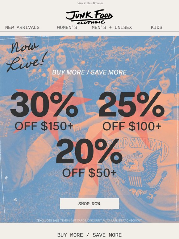 ICYMI 🧨 SALE IS LIVE 🧨