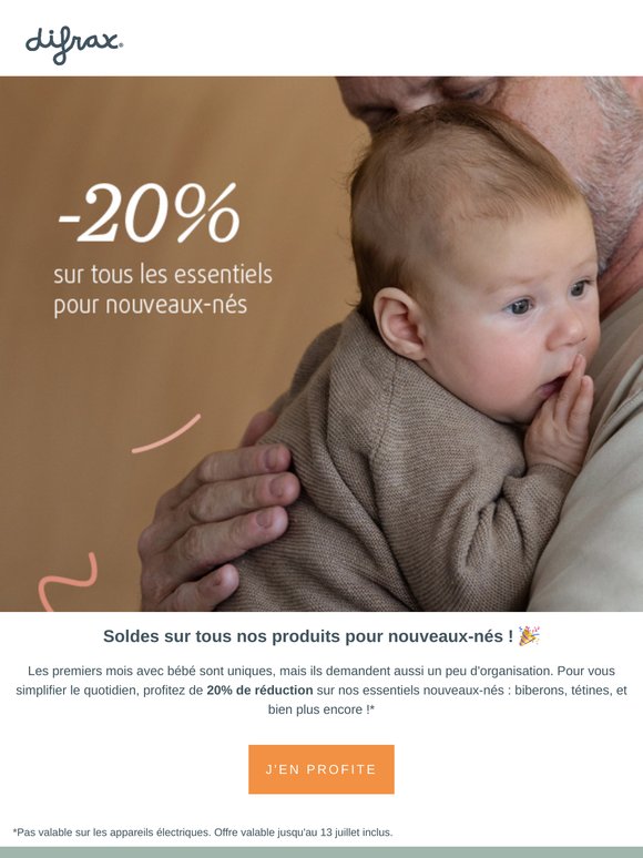 Profitez des soldes pour nouveaux-nés ! 🎉