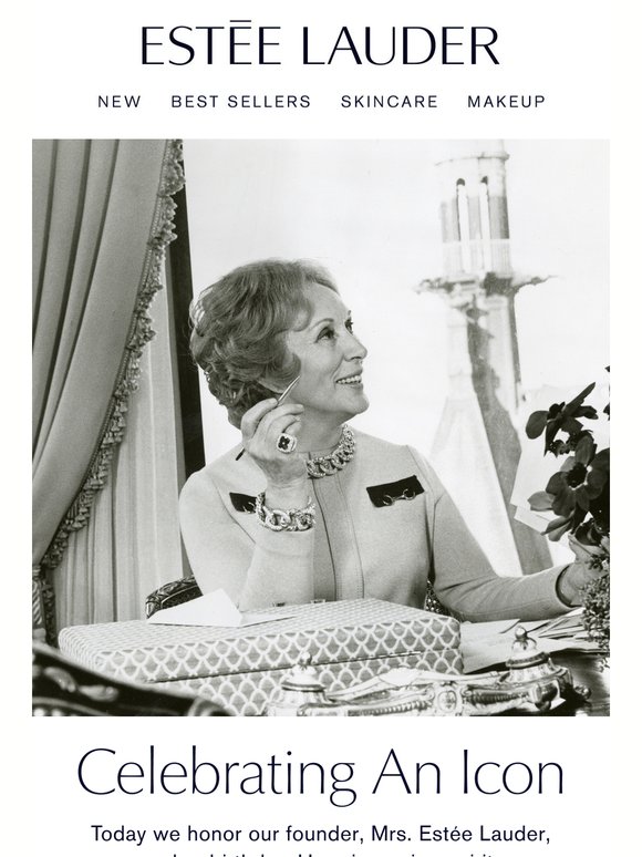 Celebrating Mrs. Estée Lauder On Her Birthday ✨