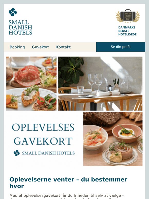 Et oplevelsesgavekort til det hele