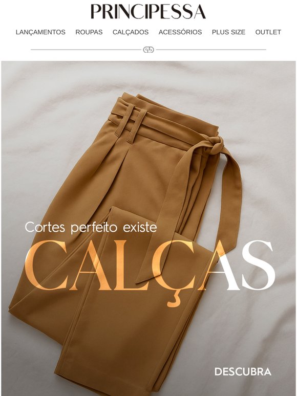 Calças elegantes e confortáveis com até 60% OFF