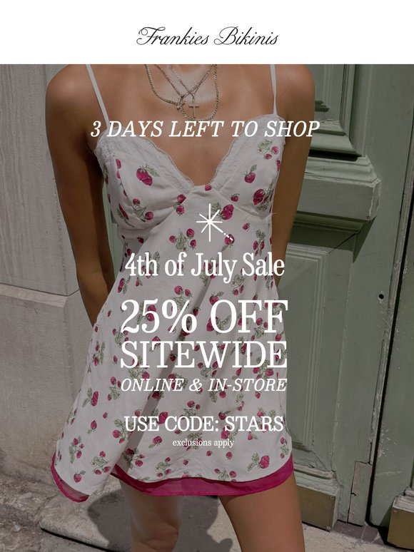 25% Off The Only Dresses You Need For Summer