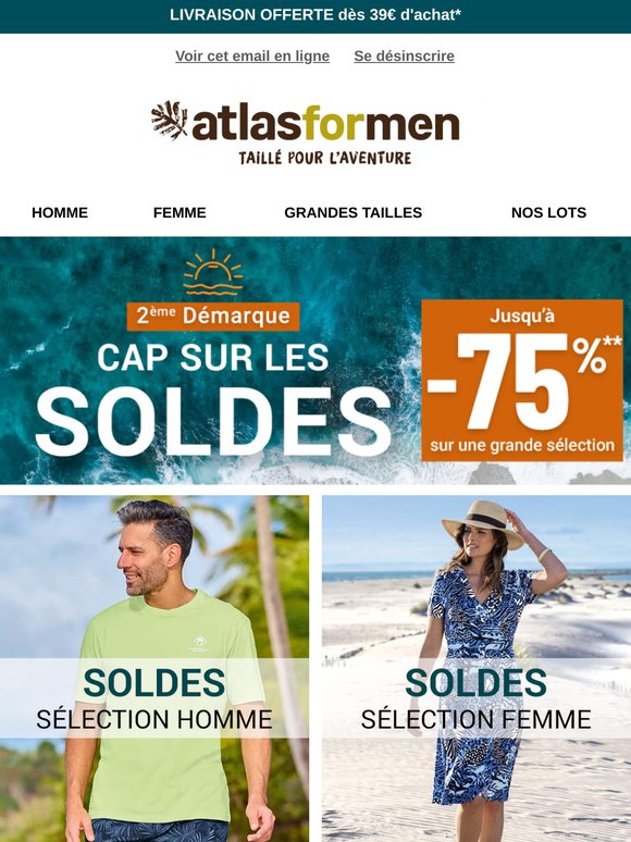 2ème démarque : Jusqu'à -75% 🔴