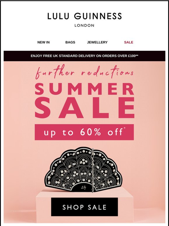 Up to 60% off 💋 Further reductions on sale
