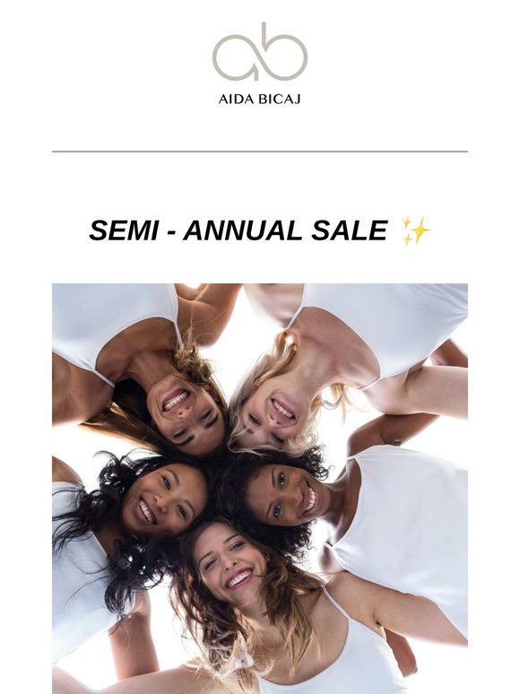 Semi - annual sale is here!