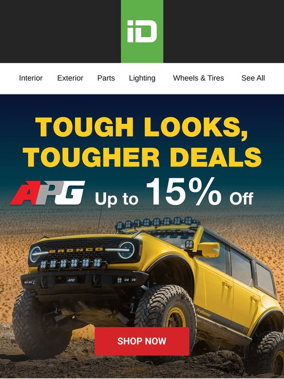 🔥 Born to Dominate - APG Upgrades Now Up to 15% OFF