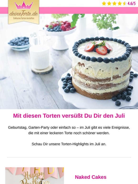 Torten-Highlights im Juli 🍰☀️