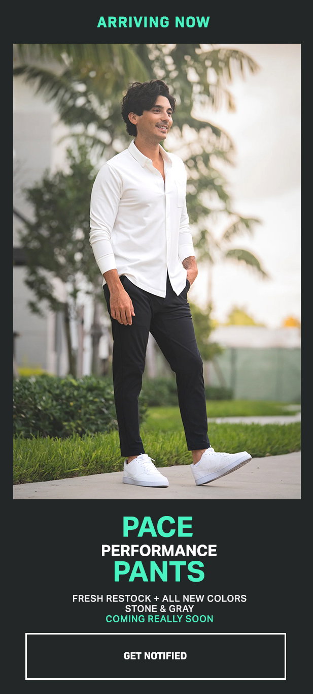 Pace Performance Pants coming soon