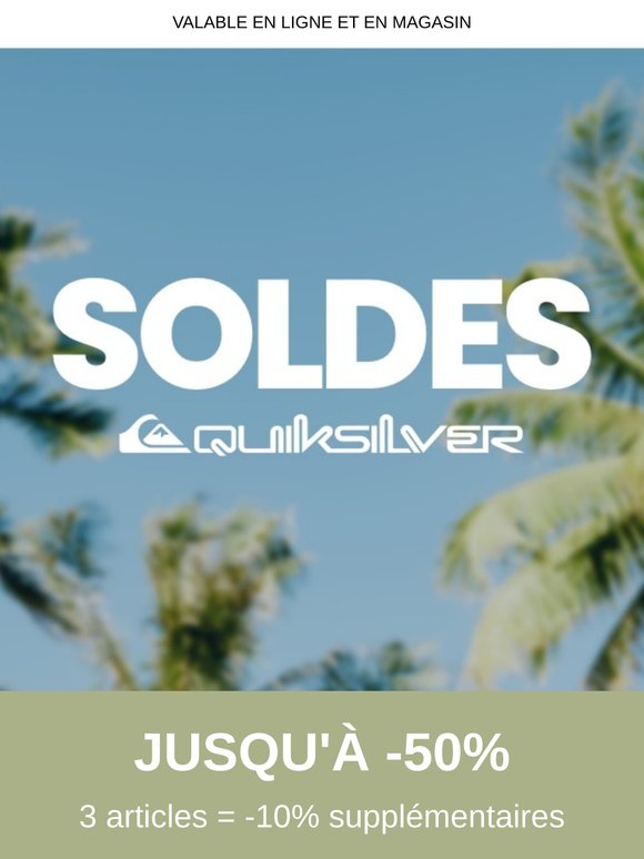 Les soldes continuent, profitez-en !