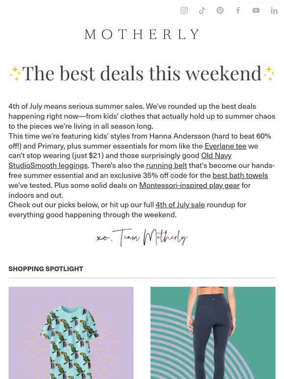 July 4th = serious summer savings