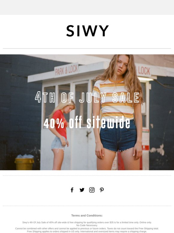 What's Everyone Grabbing From Our 4th Of July Sale? 🔥