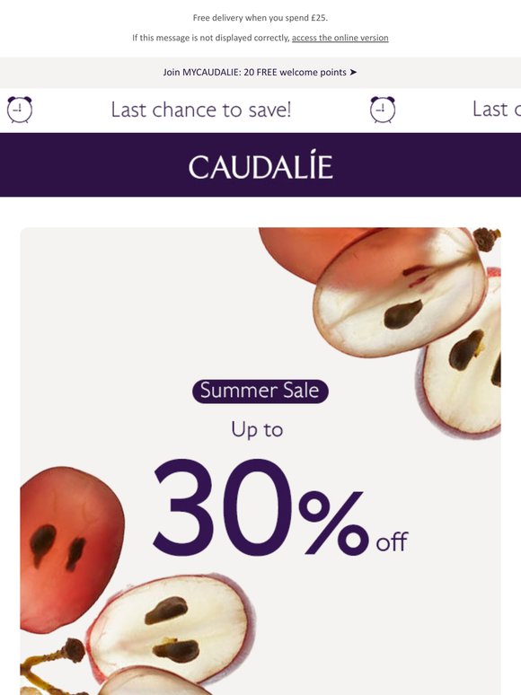 Summer Sale: up to 30% off 😍