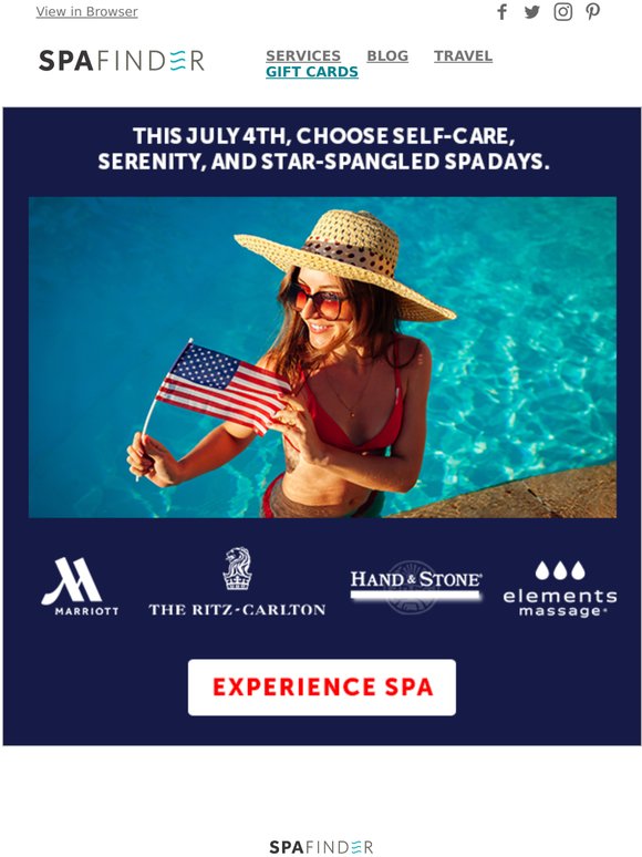 Wellness Wednesday; Stars, Stripes and Spa Vibes!