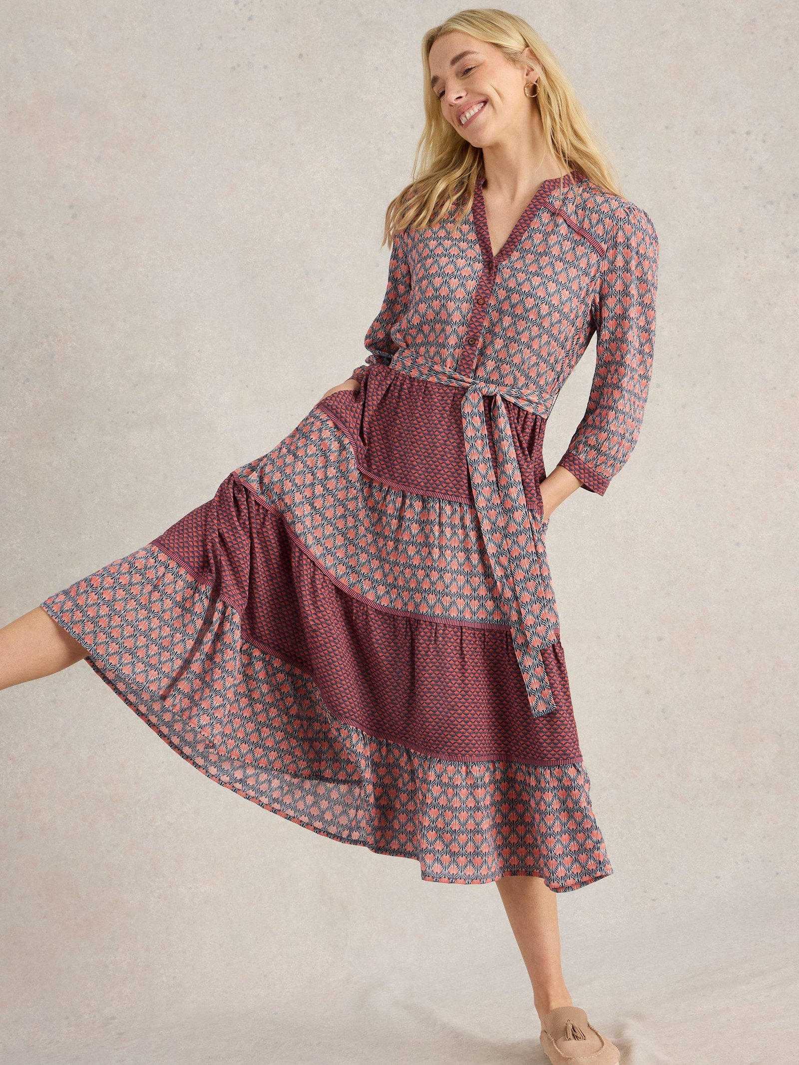 Shop Mabel Mixed Print Dress