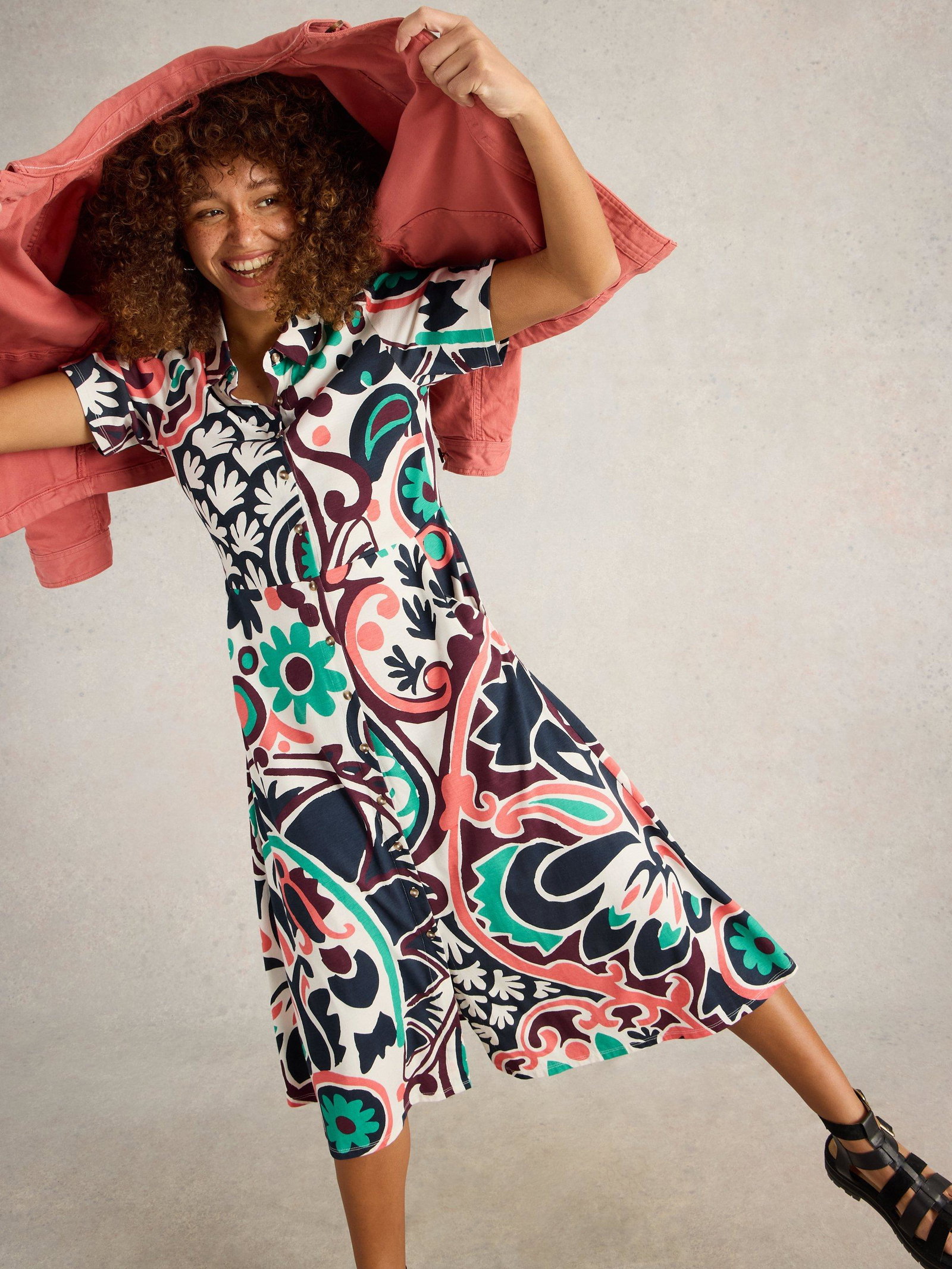 Shop Rua Jersey Shirt Dress