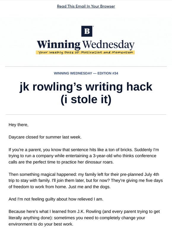[Winning Wednesday] My family left me. Here's why.