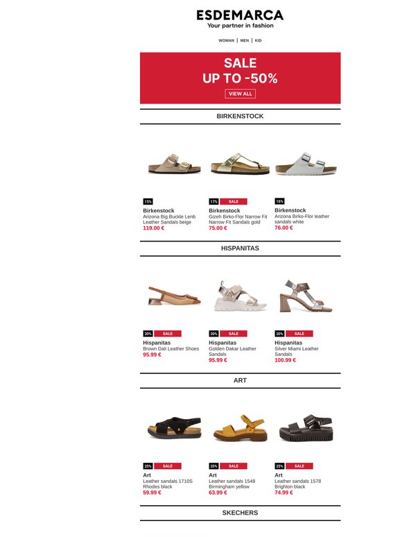 Step strong in your new sandals, now on Sale 🥰