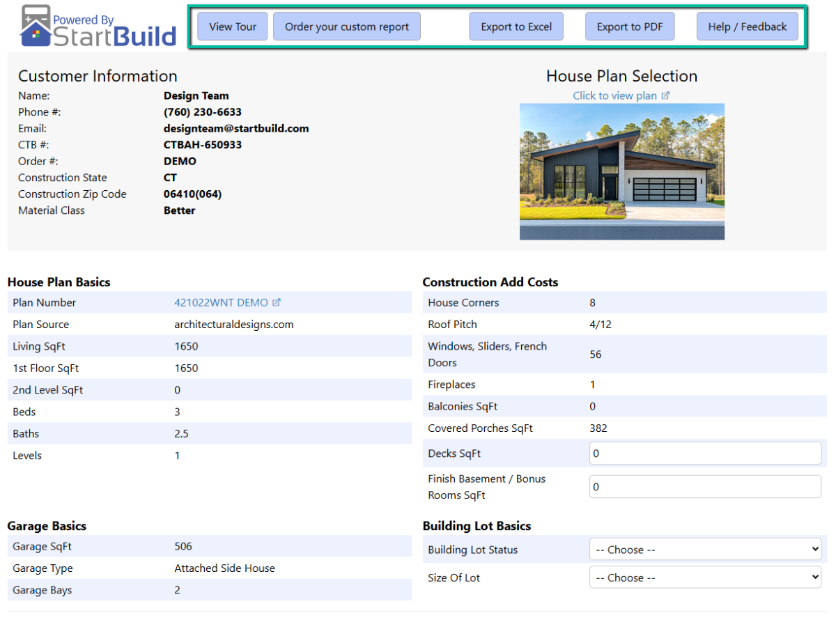 Architectural Designs: New Cost to Build Reports: Faster, Customizable ...