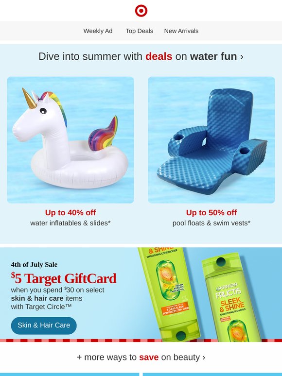 Deals to make a summer splash 💦