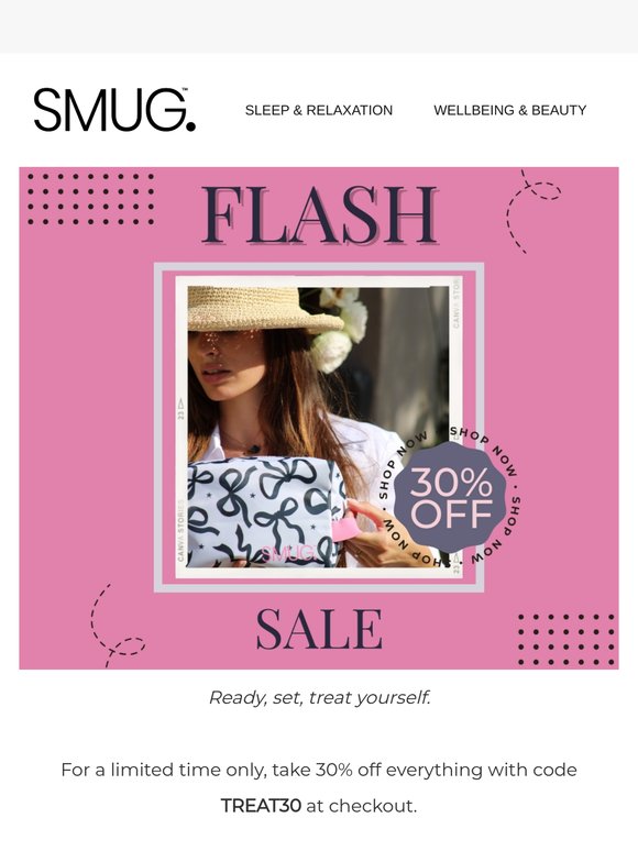 FLASH SALE: 30% Off Everything