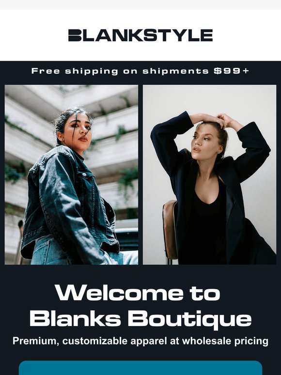Just dropped: Blanks Boutique