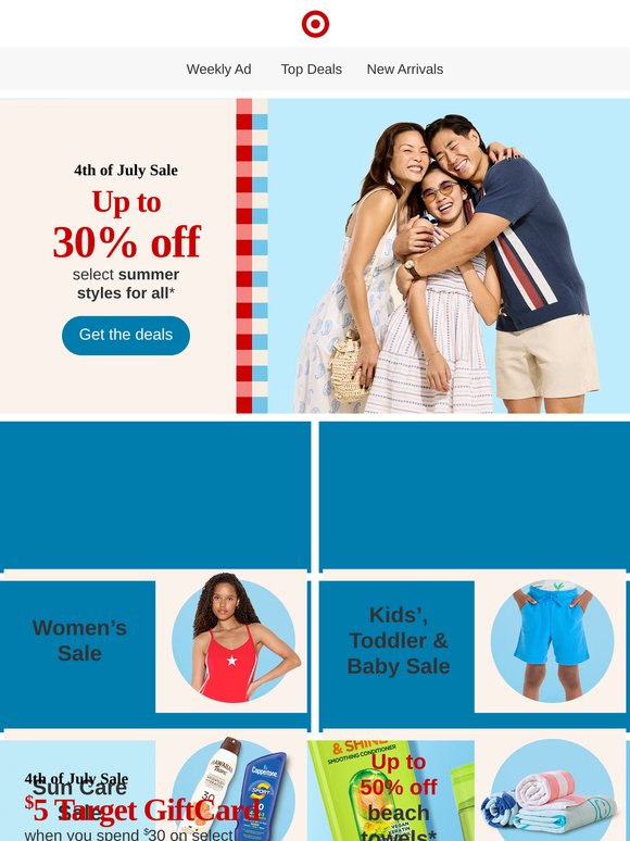 Save big on clothing & more during the 4th of July Sale 💙❤️