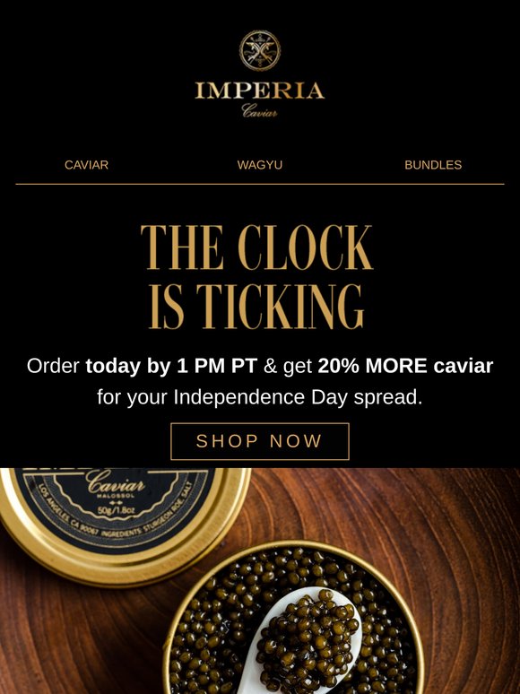 Last call for July 4th delivery! 🚨