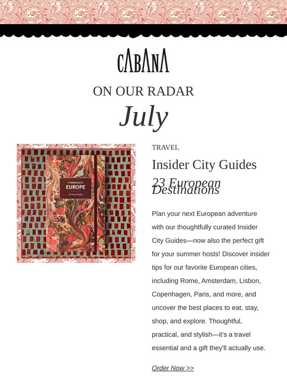 On Our Radar This July