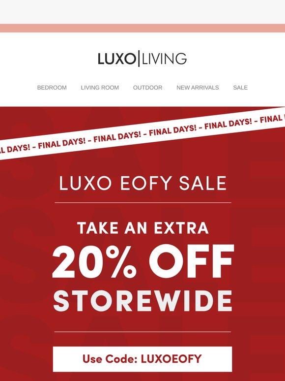 [FINAL DAYS] 20% OFF EOFY Sale Ends Monday Night!