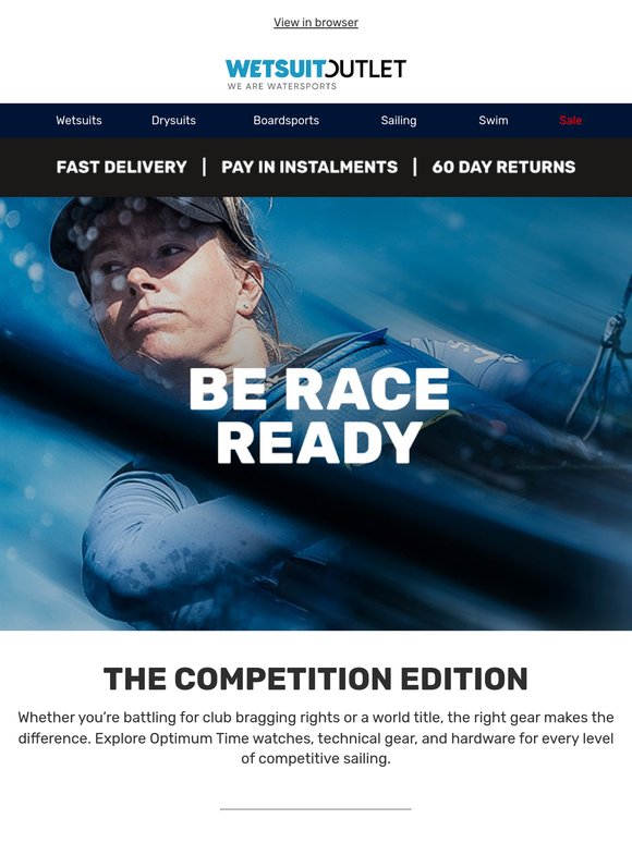 Race Ready. The Sailing Competition Gear You Need
