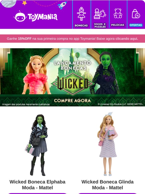 🖤 As Bonecas Wicked pra sua coleção! Vem ver 😍