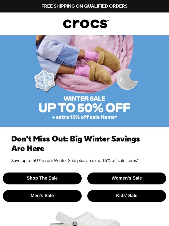 Winter Sale Just Dropped ❄️ Up to 50% Off!