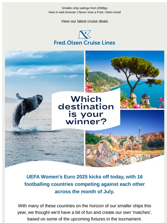 Which destination is your winner?