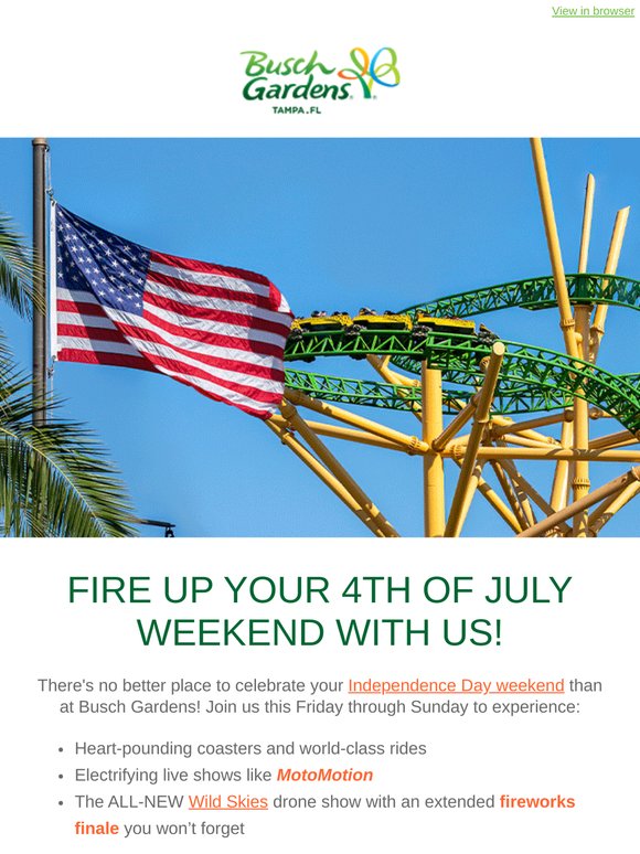 Join Us This Friday - Sunday for 4th of July Fun!