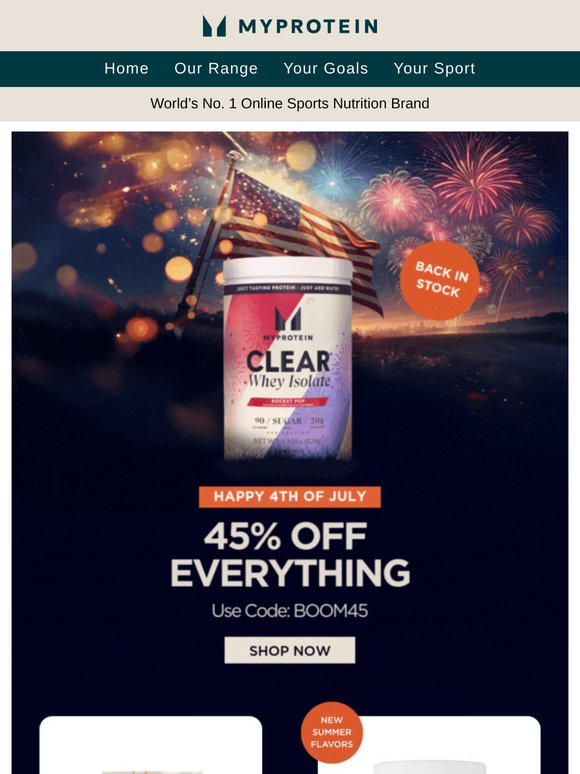 45% off Absolutely Everything 👀