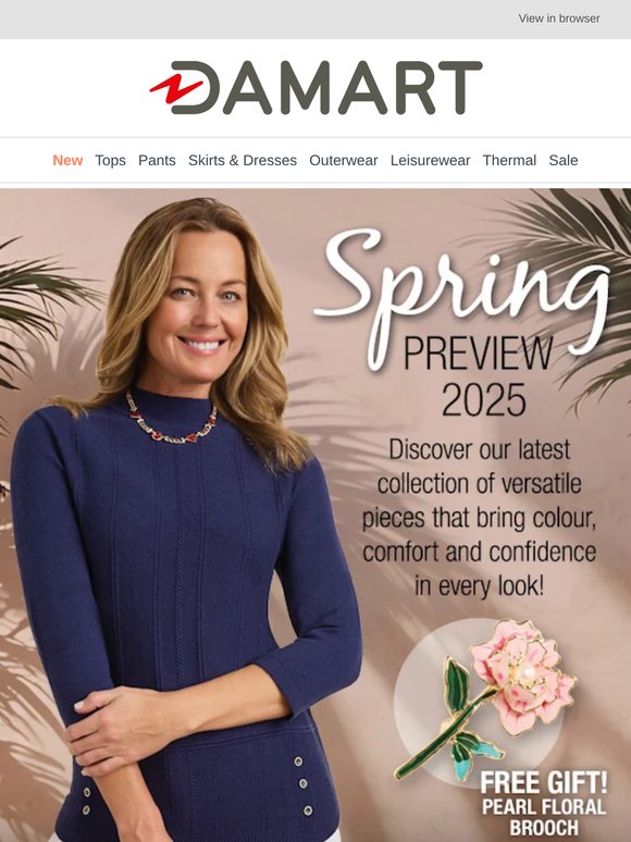 Your NEW Spring Preview Catalogue - Out Now!