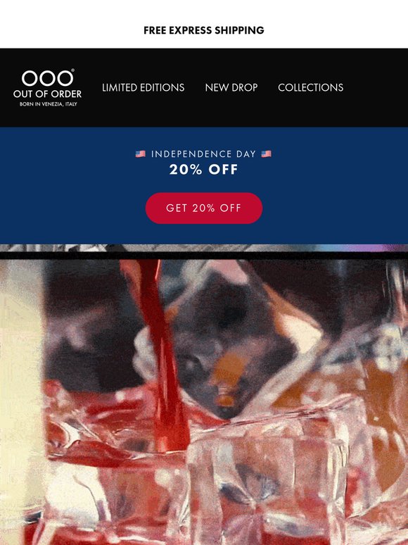 Start celebrating: 20% OFF