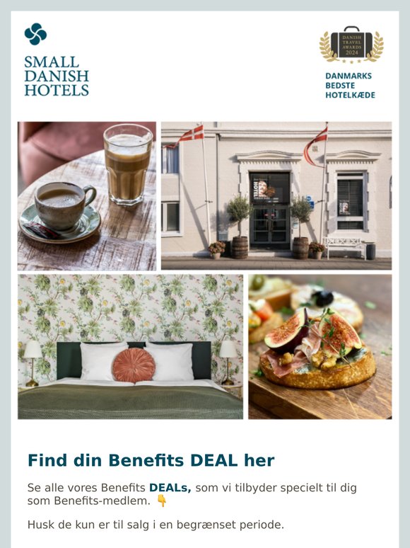 Nyd et dejligt ophold med en Benefits DEAL