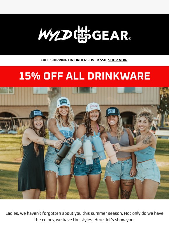 Sip in Style – 15% Off Our Wyld Women’s Favorites