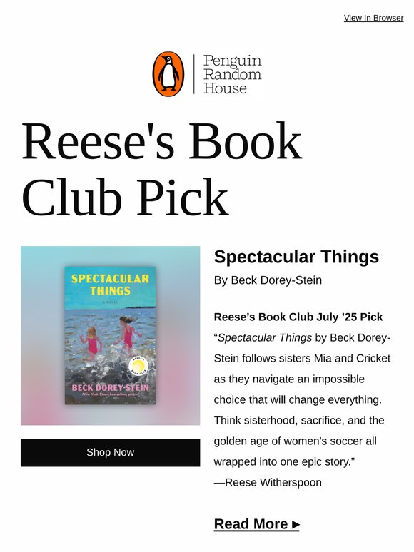 Don’t Miss the Latest Reese’s Book Club Pick