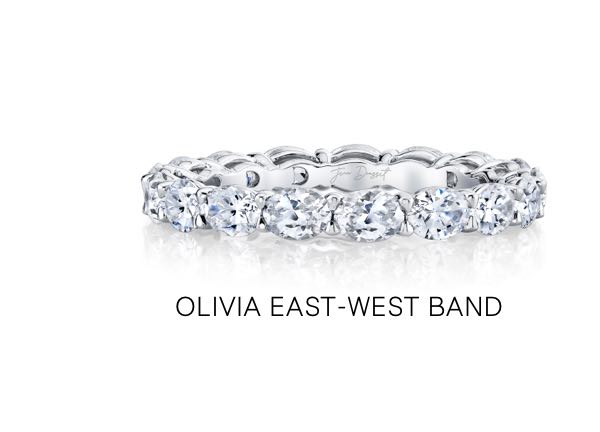 Olivia East-West Oval Lab Diamond Eternity Band