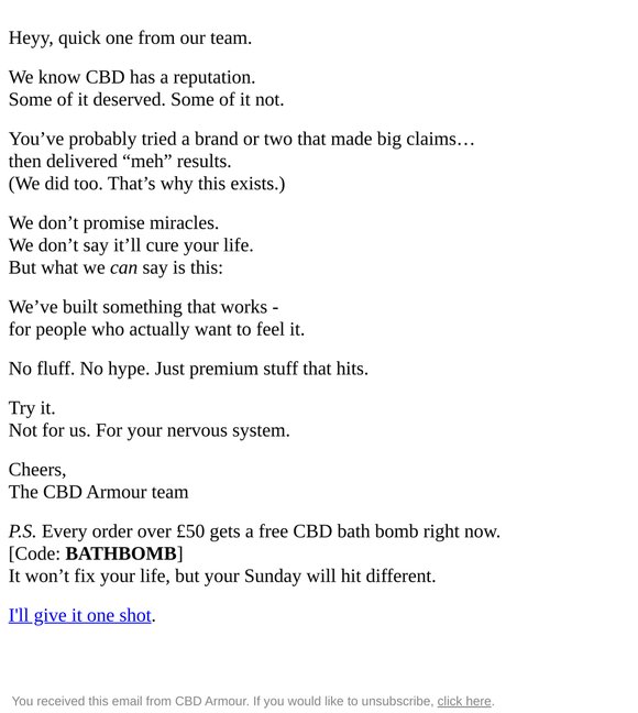 from the Founder
