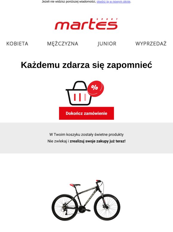 W koszyku pozostawiłeś świetne produkty! Wróć do koszyka i kup je, zanim zrobią to inni!