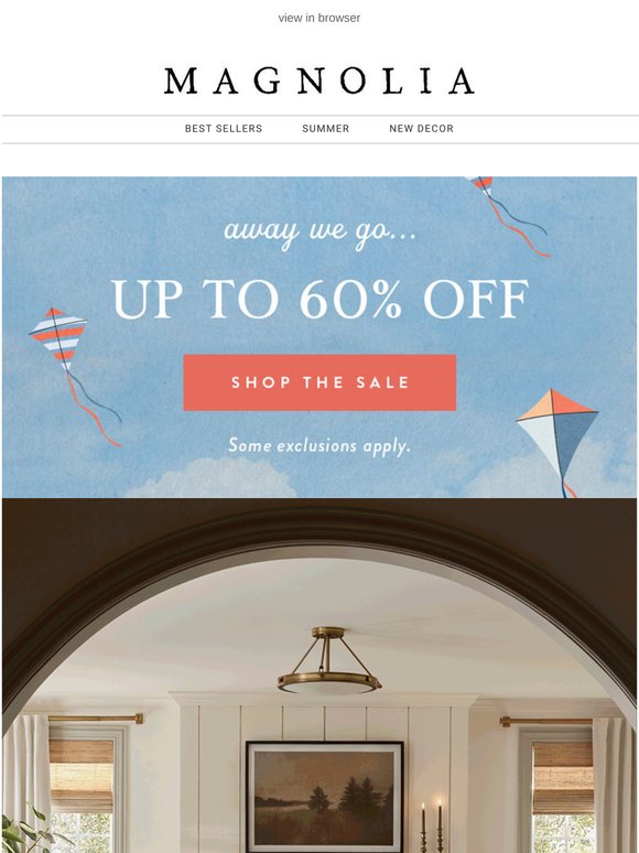 Good news! Rugs are now on sale