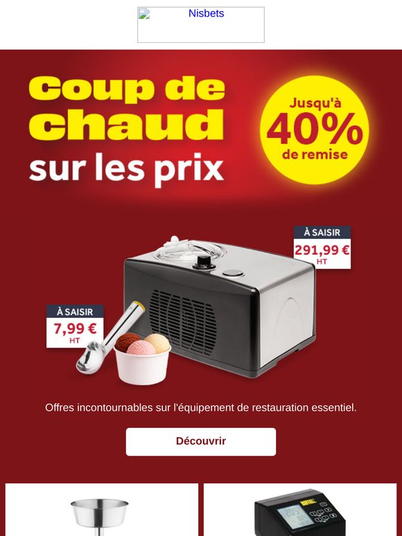 Les offres les plus chaudes du mois - économisez jusqu'à 40 %