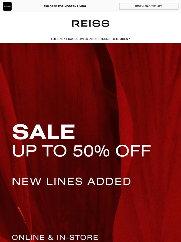 Sale | 100+ New Lines Added