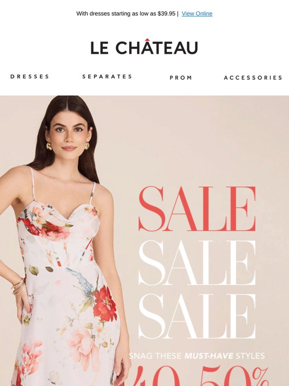 MAJOR DEALS AHEAD: 40-50% OFF
